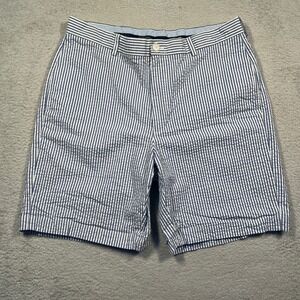 Brooks Brothers‎ Seersucker Shorts Striped Casual Summer Mens Size W35 x 8"